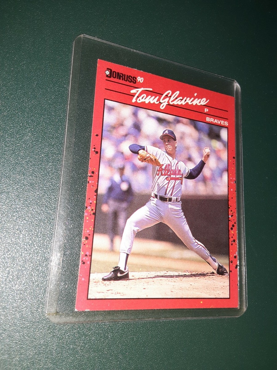 1990 Donruss card #145 - Tom Glavine - HoF - *ERROR