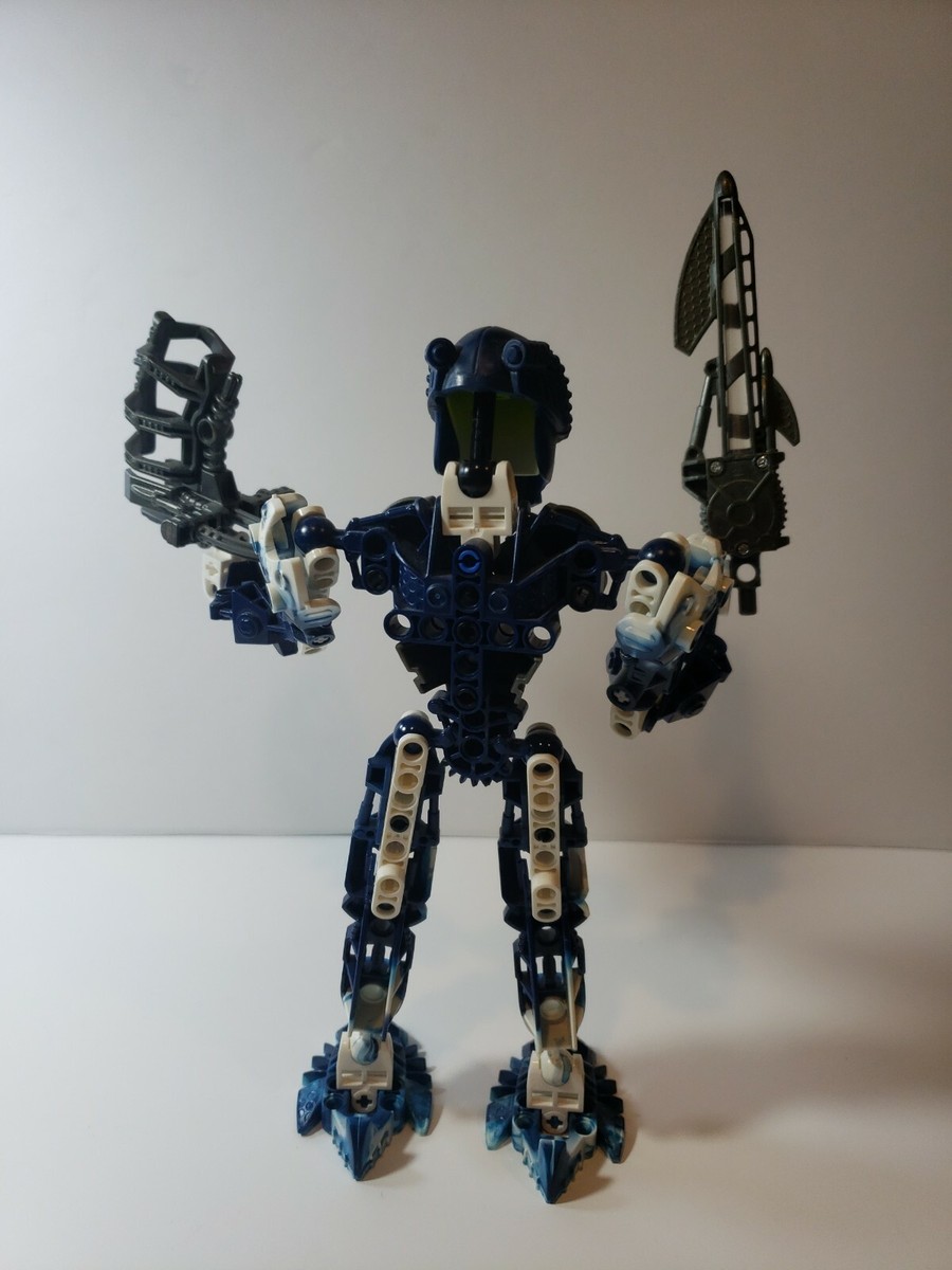 LEGO Bionicle 8728 Toa Inika Hahli Blue & White | eBay