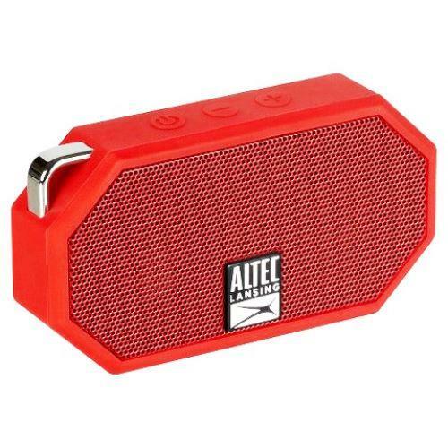 Altec Lansing IMW257-AB H20 Bluetooth Speaker - Red /IP67/Rugged Design/AUX/Clip - Picture 1 of 2