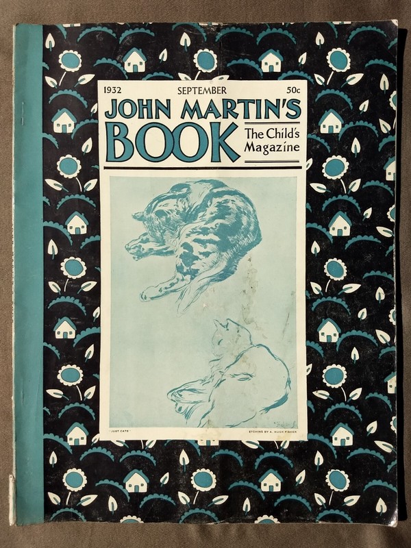 Vintage original JOHN MARTIN'S BOOK The Child's Magazine September 1932 Vol XLVI