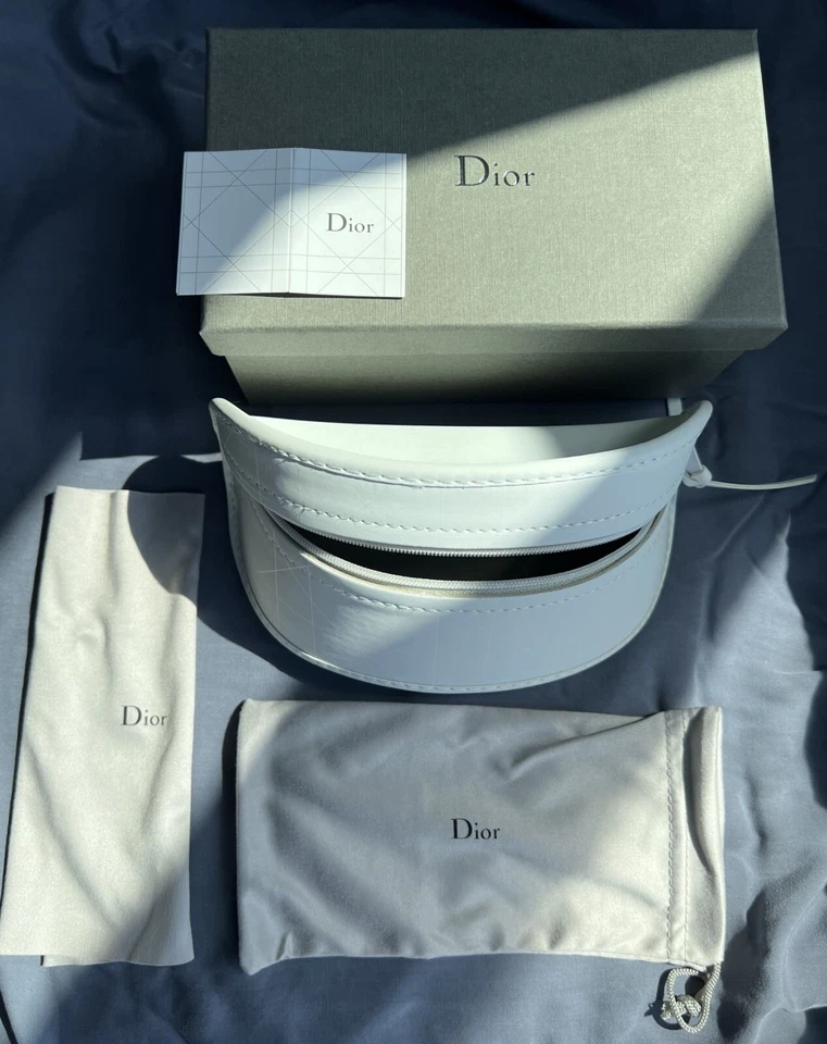 Nuevo - Estuche Dior de cuero con caparazón de almeja para ojos y gafas de sol + Estuche suave de microfibra Foto 2 de 4