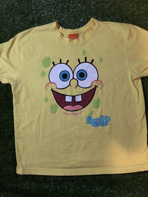 2003 Nickelodeon Spongebob Squarepants All Over Print Big
