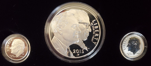 *** 2015 MARCH OF DIMES SPECIAL SILVER SET W PROOF P REVERSE DIME & W DOLLAR *** - Picture 1 of 4