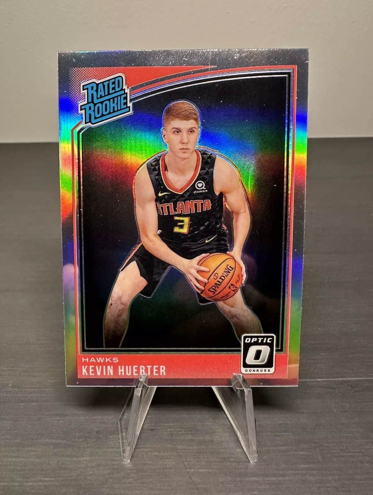 2018-19 Panini Optic #184 Kevin Huerter Rated Rookie Holo Price Bulls (RC)