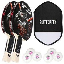 Tischtennisschläger Tischtennis Set Timo Boll Butterfly SG33 ITTF zugelassen