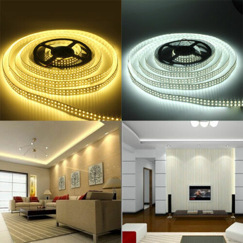 5M led Strip Light 2835 SMD 240LED/m 480LED/m Flexible waterproof White RGB tape - Picture 8 of 29
