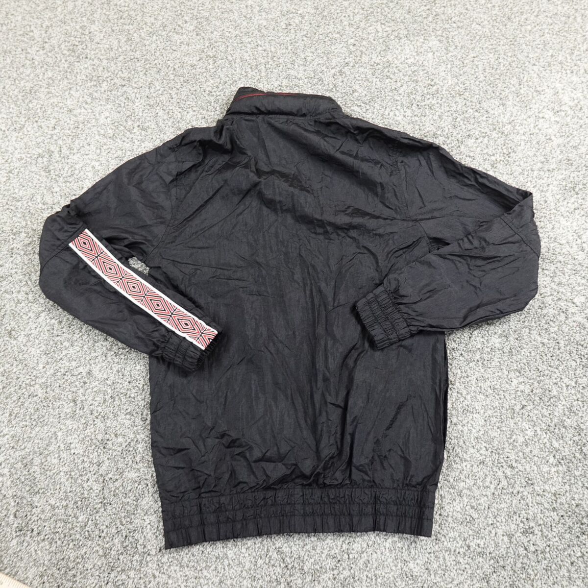 Umbro Jacket Mens Small Black Soccer Futbol Football Anorak Umbro Jacket Mens Small Black Soccer Futbol Football Anorak