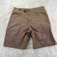 prAna Mens Canvas Shorts L - Brown