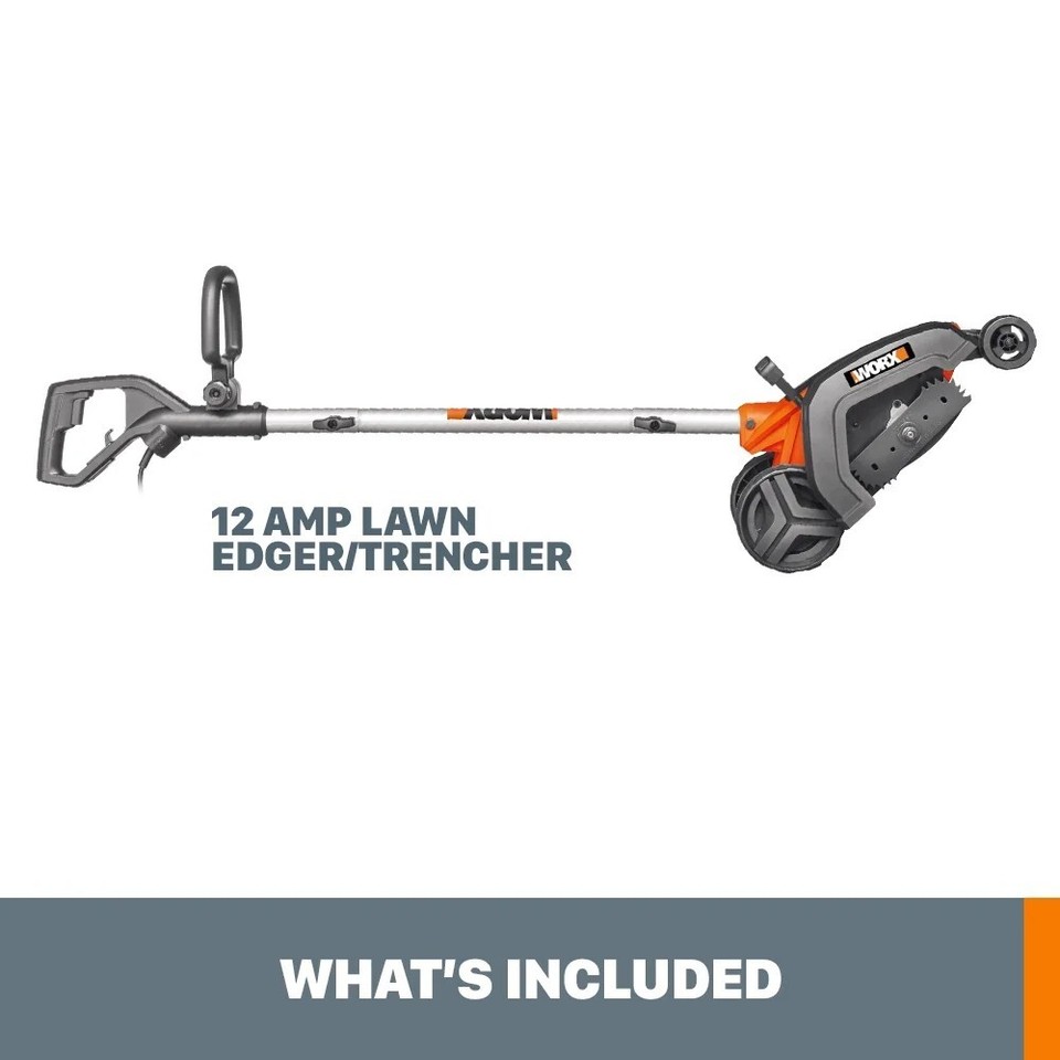 WORX WG896 Edger Lawn Tool, Electric Lawn Edger 12 Amp 7.5" eBay