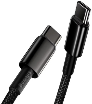 Baseus Tungsten Gold Fast Charging Data Cable Type-C to Type-C 100W 1 M USB-C