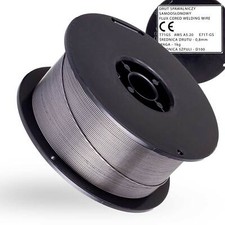 Fil de Soudage Auto-blindé 1 Kg 0,8mm E71T-GS MIG/MAG D100 Pas de Gaz