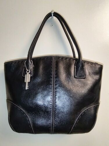Fossil Genuine Leather Retro / Y2K style purse, Bl