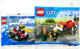 LEGO City: 20002 4x4 Fire Truck (Brickmaster Exclusive), 30010, 30347, 60279