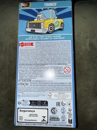 Hot Wheels HW Tooned 5 pack Silverado, Other Cars In Description - Picture 4 of 5