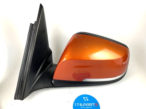 2014 BMW X1 Left Mirror 5 Pins W/O Auto Dimming LH Orange 20563061 13-15