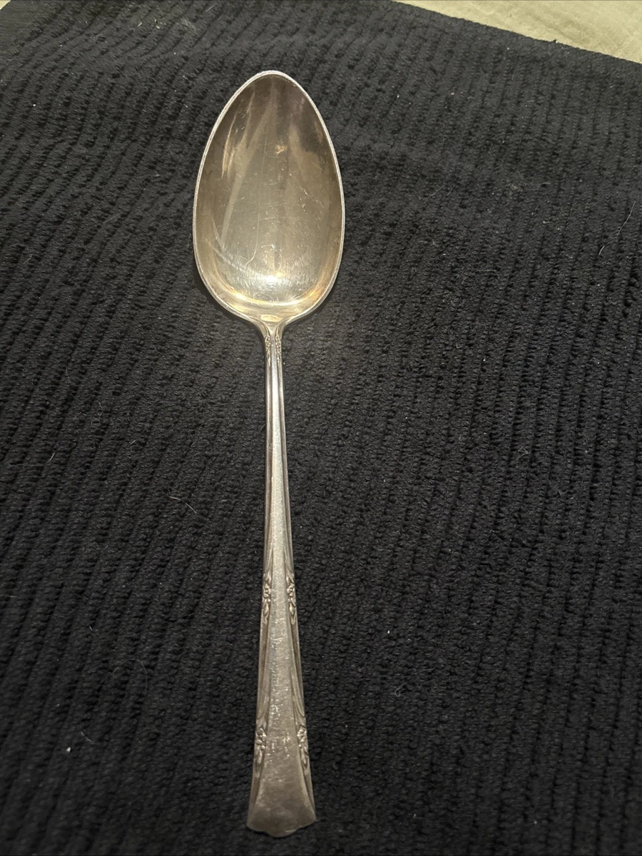 64 アメリカGorham社純銀製シュガースプーン Gorham Greenbrier Antique US Sterling Silver Serving Spoons for