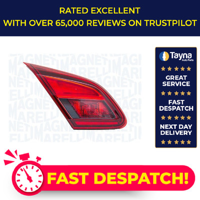 Rear Light Lamp fits OPEL CORSA E 1.0 Left 2014 on Back Marelli 13428461 Quality