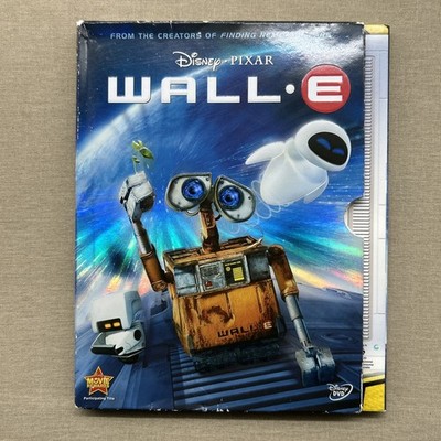 Disney Pixar WALL-E (DVD 2008) EVE BURN-E Robot Animated Sci-Fi Romance Comedy +