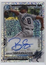 2021 Bowman Chrome Prospects Speckle Refractor /299 Breidy Encarnacion Auto 06xl