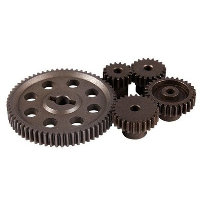 Gehärtetes Stahlstirnrad 64T + Ritzel 26T für 1/10 HSP Tamiya TT02 TT01 TT02D