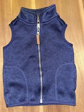 Carters Boys 2T Navy Fleece Lined Vest