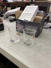 Martello + Ascia 2 pz Set Bicchieri Whisky Magic Bullet Catturato Proiettile Interno Bicchieri