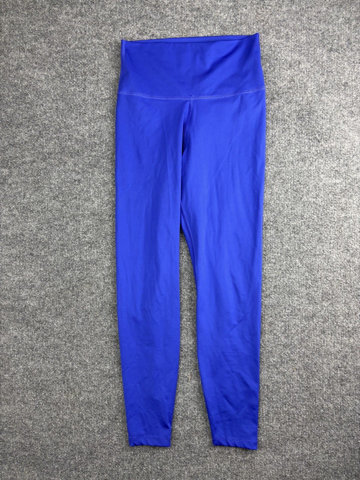 Nike Yoga Pants Womens Small Blue Dri-FIT High Rise Athletic Leggings Stretch-image