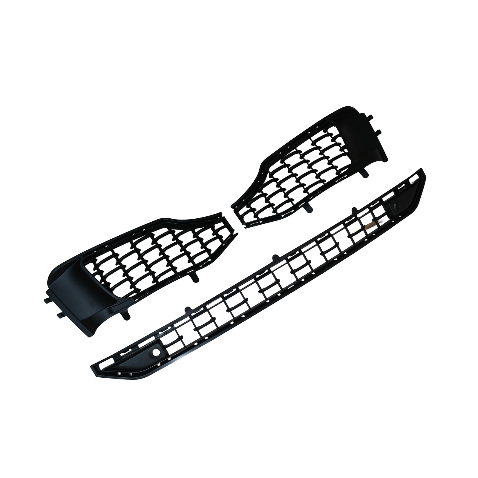 NEW Front Left + Right + Center Bumper Lower Grille For Maserati Levante 17-24