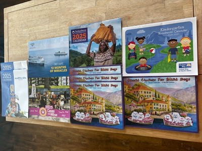 Charity Wall Calendars - Lot of 11 - From 2025 - Various Organizations