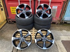 19” x4 New 2023 RS3 Style Wheels &Tyres Gloss Black Audi A3 S3 RS3 TTRS ROTOR V2