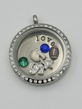 Origami Owl Crystal Floating Charm Locket Lov...
