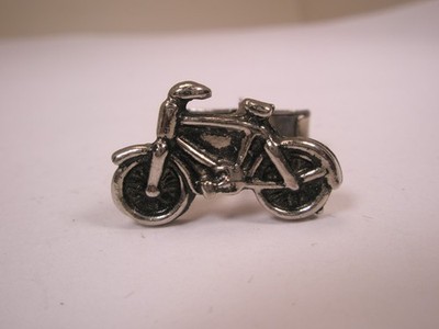 Bicycle Bike Classic Cycle SINGLE Vintage Cuff Link replace lost/broken zs10