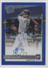 2020 Panini Donruss Optic Blue Mojo Prizm 9/99 Jake Fraley #RRS-JF Auto 0l1