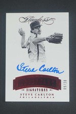2017 Panini Flawless Steve Carlton Legendary Auto Autograph Ruby /20 DA654