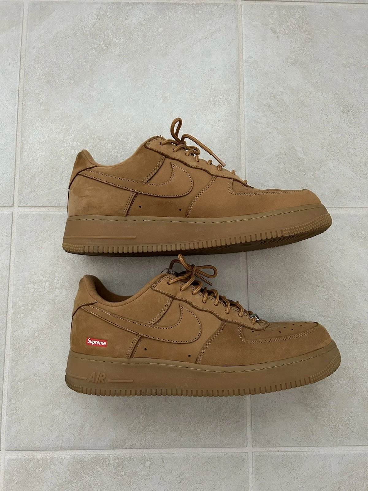 Nike Air Force 1 Low SP Supreme Wheat 2021 DN1555 200 Authentique Taille 11 Homme