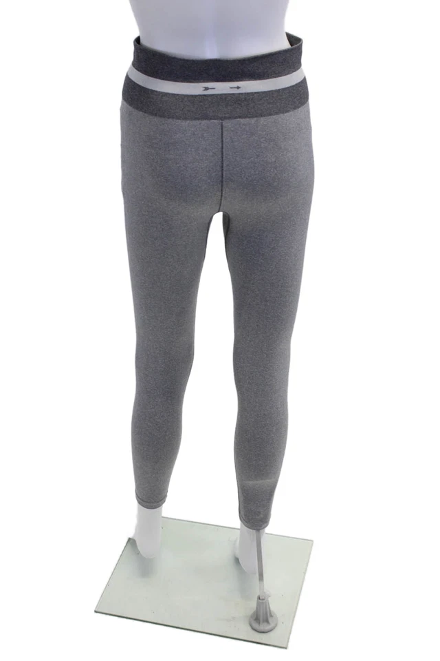 Calzas deportivas The Upside para mujer elásticas a rayas tiro medio grises talla S Foto 3 de 4