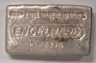 10oz .999 Fine Silver Engelhard Poured Bar