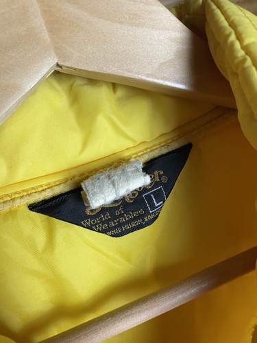 Vintage Swingster Moews Yellow Puffer Jacket Size L - Picture 4 of 8