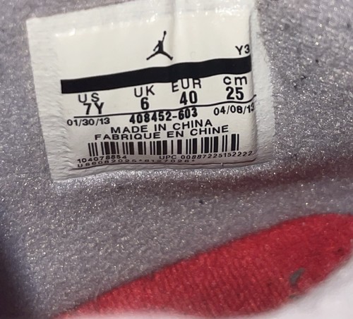 Size 7Y - Jordan 4 Retro Toro Bravo 2013 - Picture 7 of 7