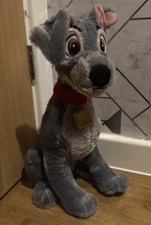 Official Disney Store Tramp Plush 16” Soft Toy “Lady And The Tramp”