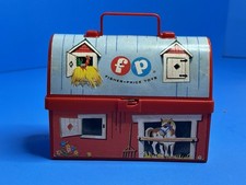 Farm Lunch Box Toy Vintage Fisher Price 549