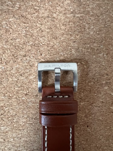Hamilton Khaki Field King Automatic - (40mm) Black Dial / Brown Leather Strap - Picture 5 of 7