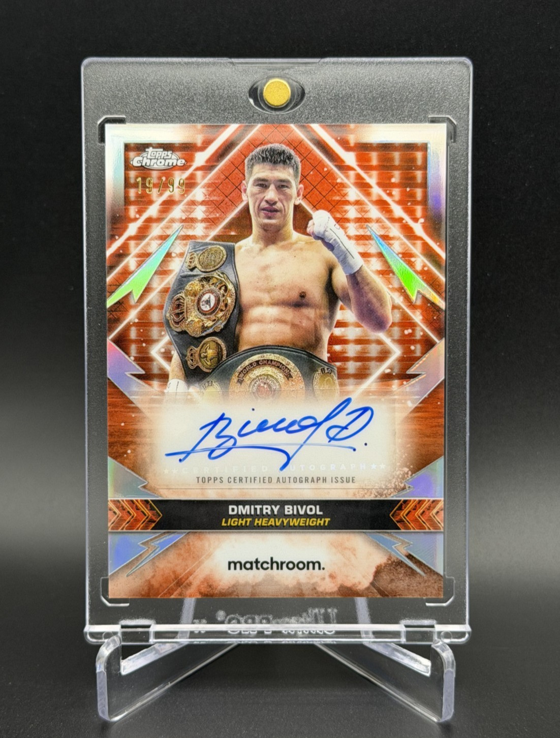 Dmitry Bivol 💥🥊 CHAMPIONSHIP AUTOGRAPH /99! 2024 Topps Chrome Boxing