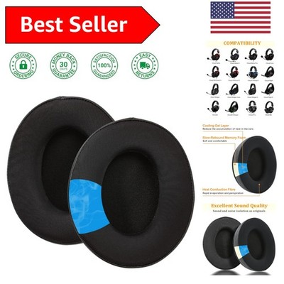 Memory Foam Ear Cushions for HyperX Cloud Headsets - Easy Install & Cool Comfort