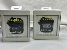New Heyday Black Earbud Case Cover for Apple Airpod Gen 1  Gen 2 New with Box