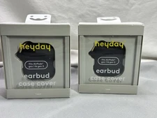 New Heyday Black Earbud Case Cover for Apple Airpod Gen 1 & Gen 2 New with Box