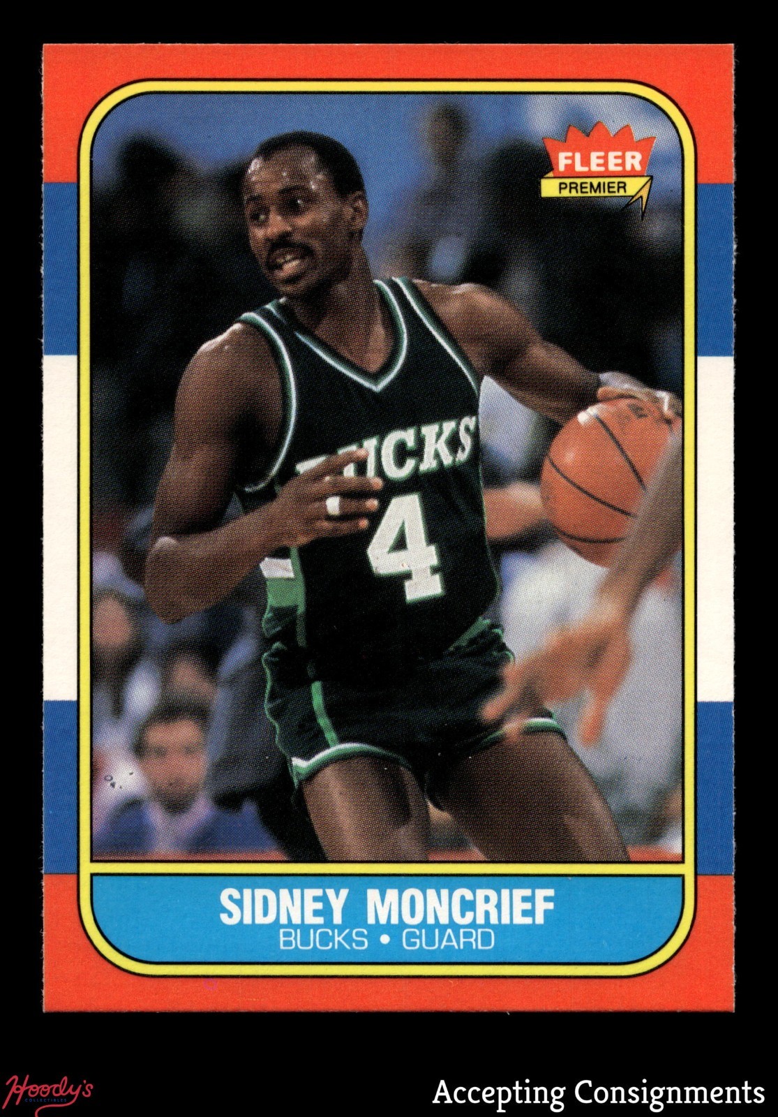 1986-87 Fleer #75 Sidney Moncrief BUCKS