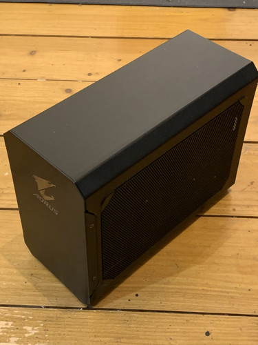eGPU Gigabyte AORUS GAMING BOX Radeon RX580 with bag and cables | eBay UK