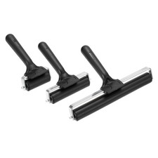 2.4" 6" 8" Rubber Roller Brayer Set Tools for Wallpaper Printing Printmaking