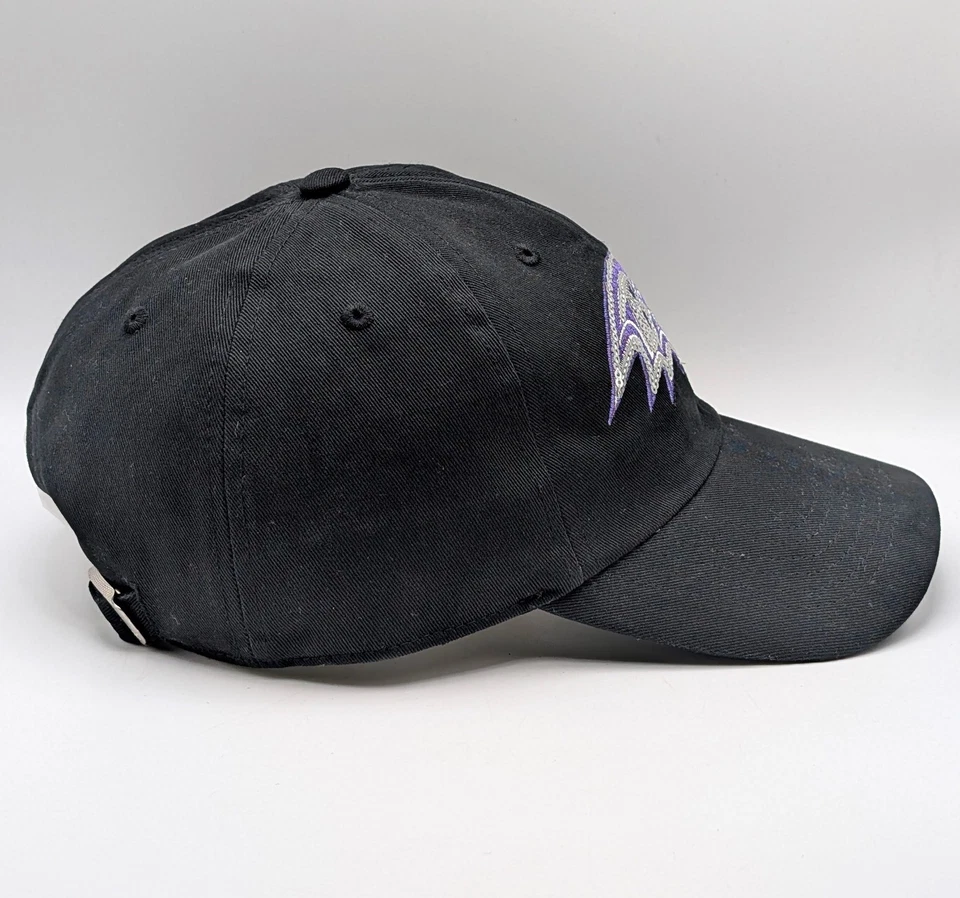 Кепка регулируемая сзади Baltimore Ravens '47 совершенно черная женская NFL блестящая - Изображение 3 из 4